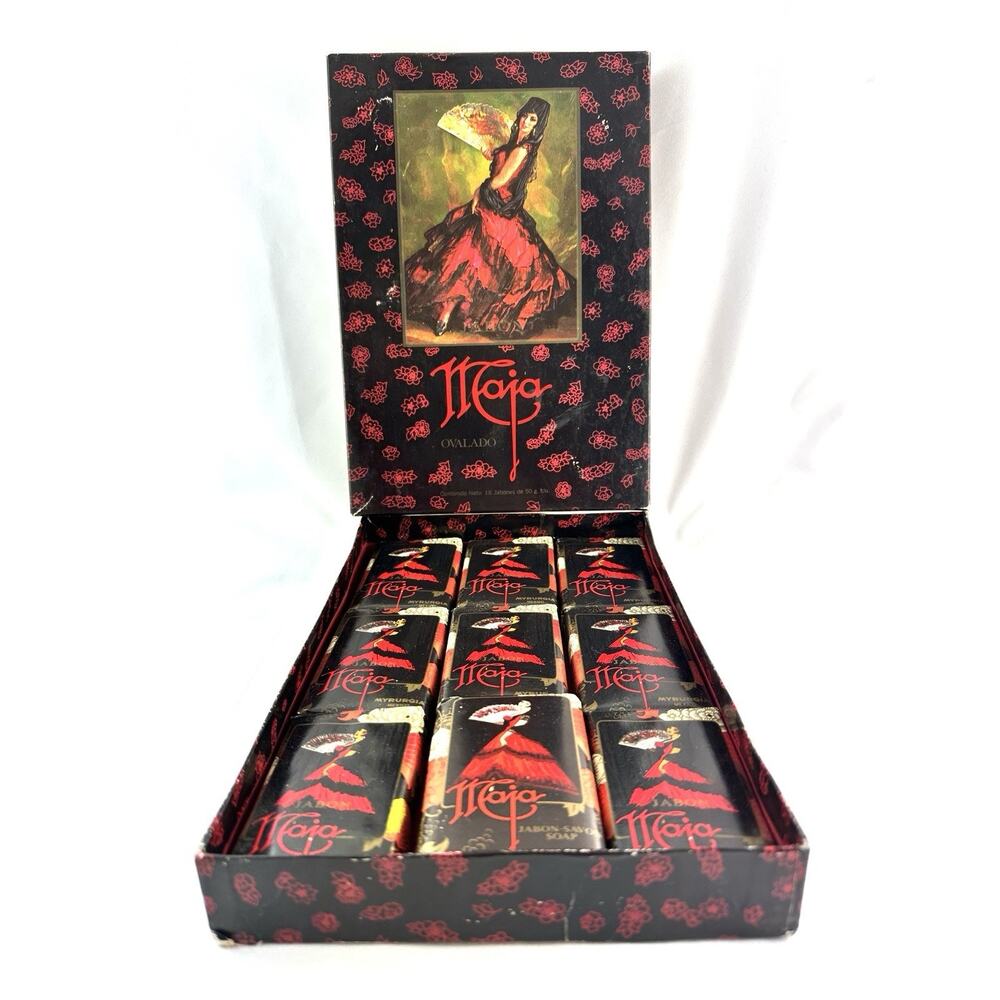 Vintage Soap Maja Jabon-Savon Soap 9 Bars Myrurgia Spain New - in Original Box